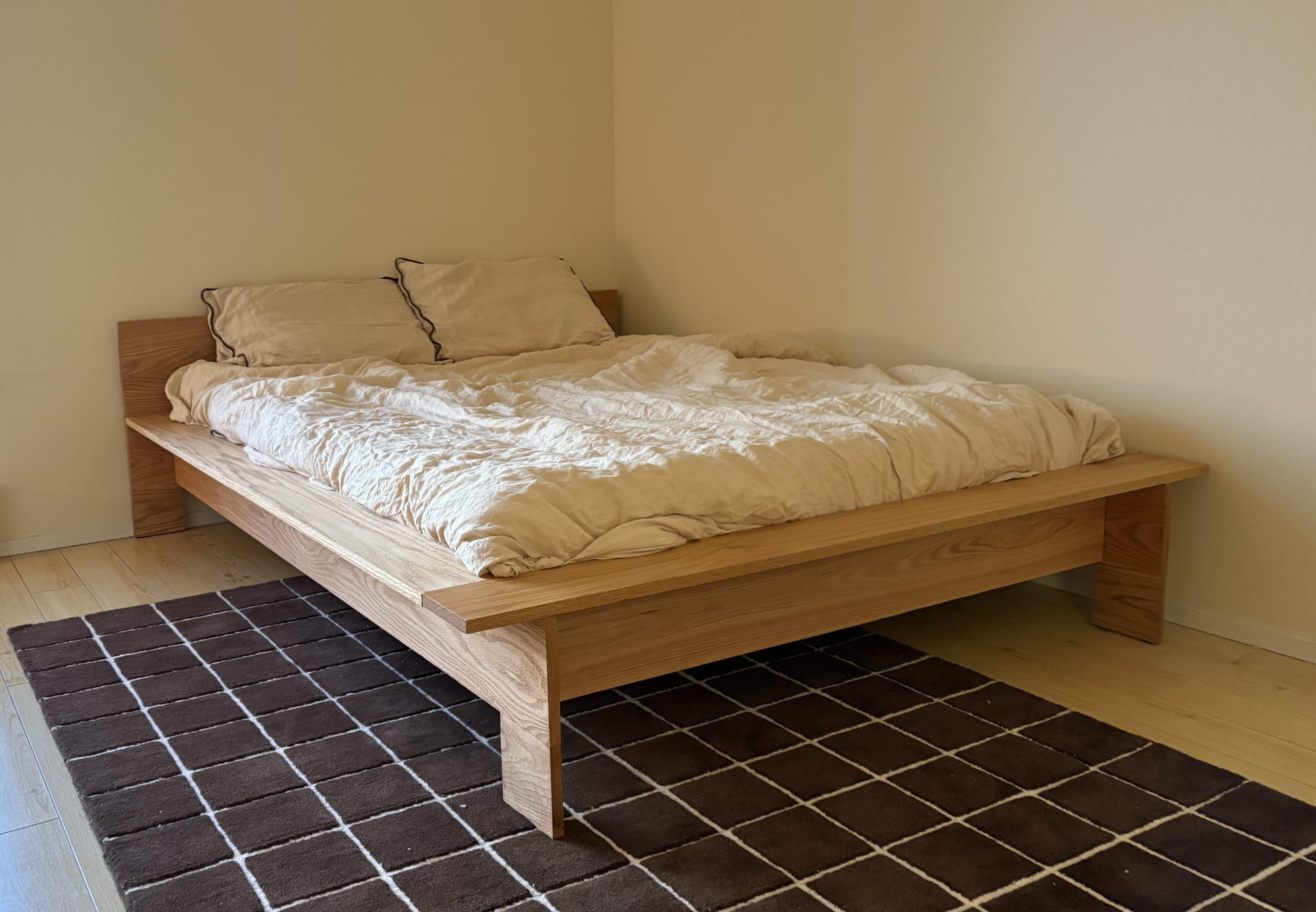 Custom work — hem bed frame