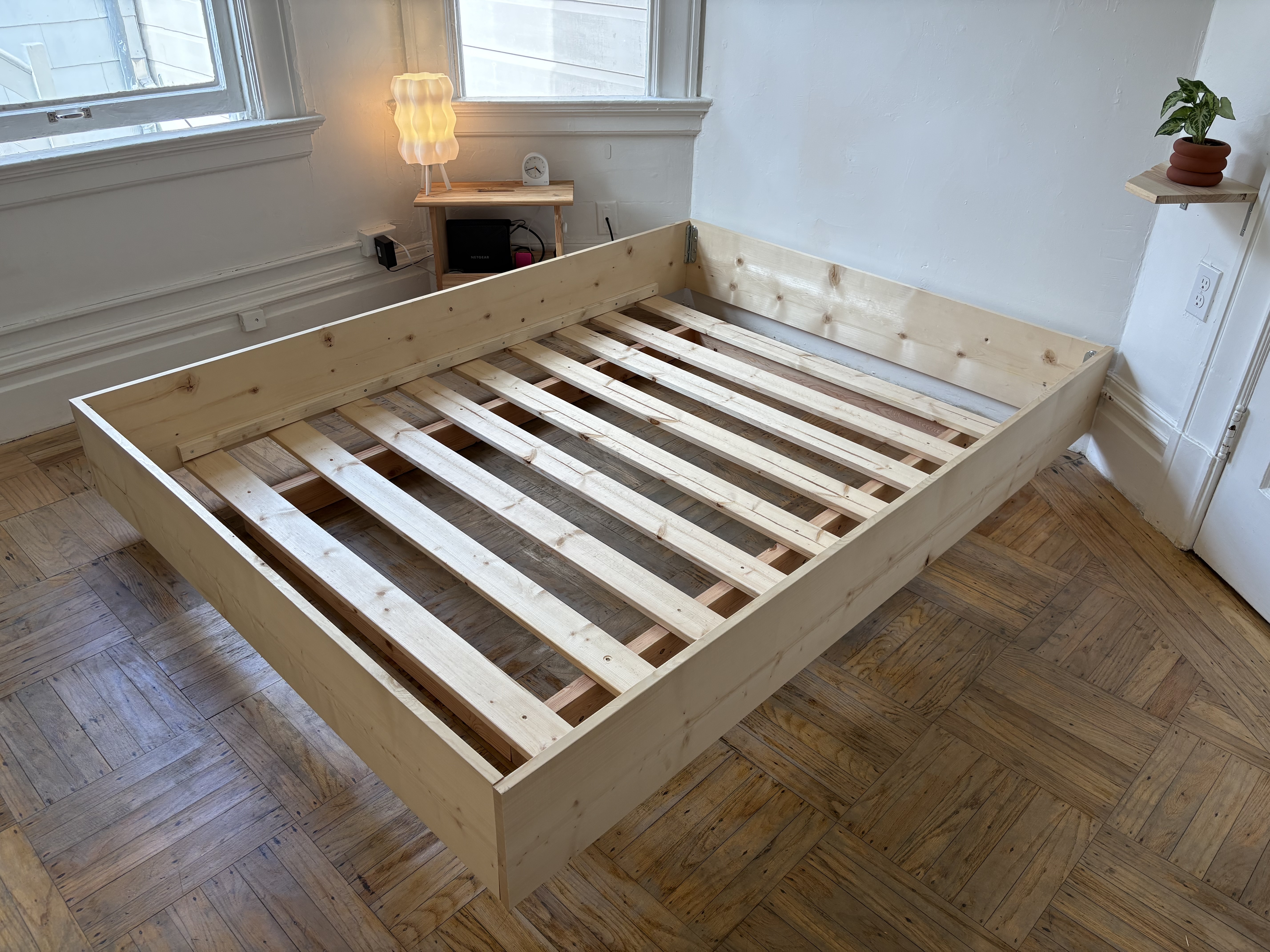 Shell — frame with slats